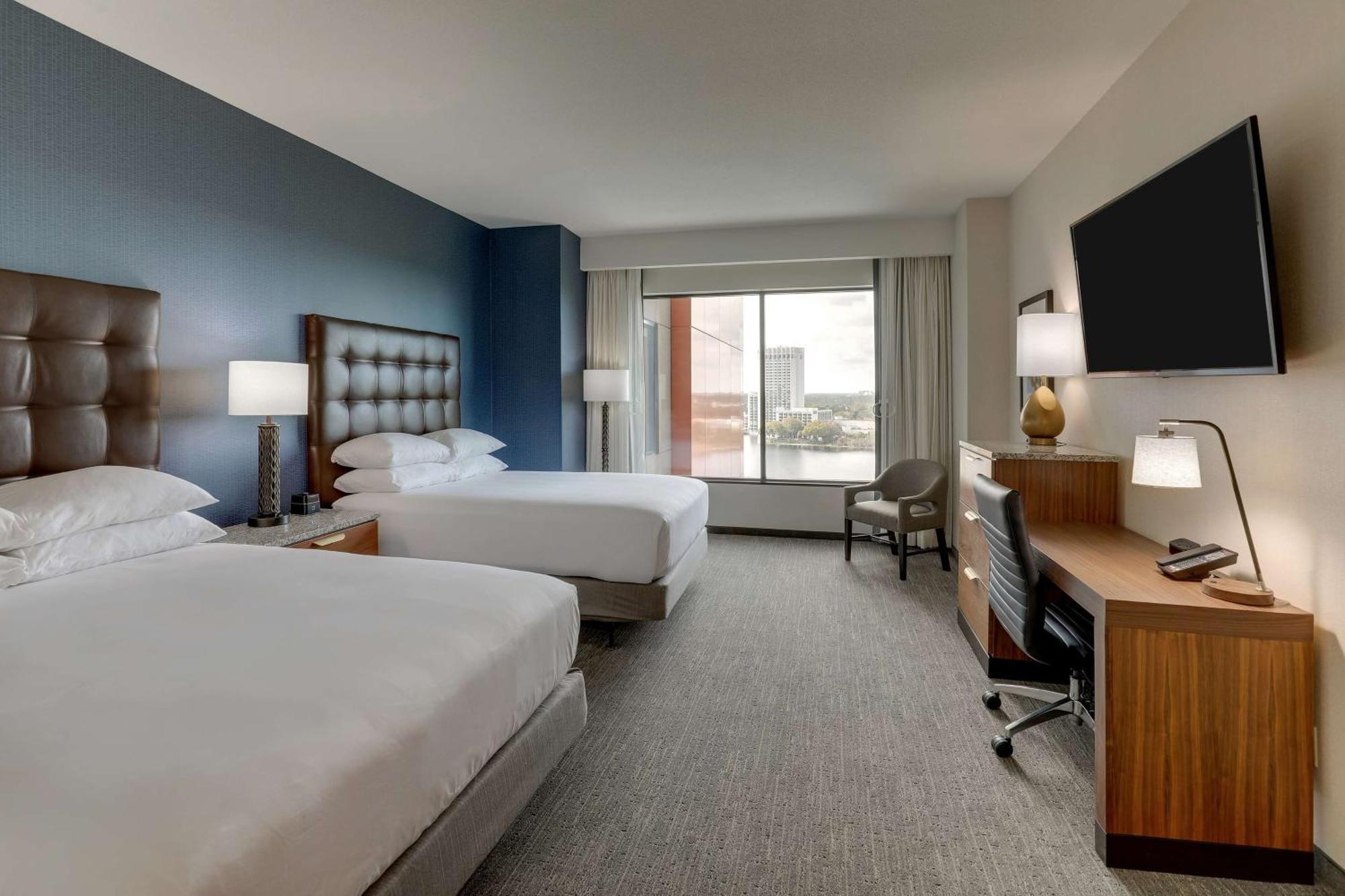 Deluxe Queen Room Two Queen Beds Hearing Accessible Terrace